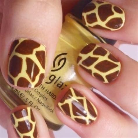 Giraffes Giraffe Nails Colorful Nail Art Hair And Nails