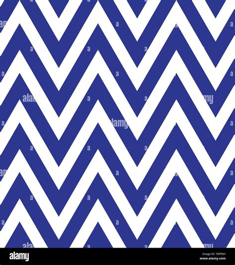 Seamless Horizontal Blue And White Zigzag Stripes Pattern Geometric