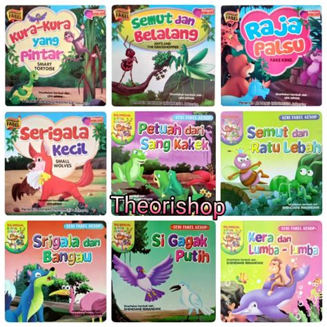 Jual Buku Cerita Anak Bergambarbuku Cerita Anak Seri Fabel Aesopbuku