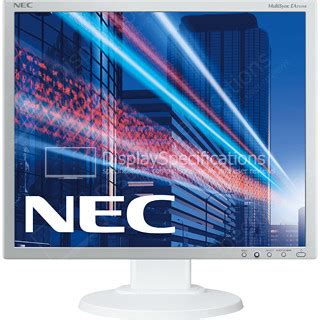 19 NEC MultiSync EA193Mi Specifications