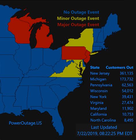 American Electric Power Outage Map Map