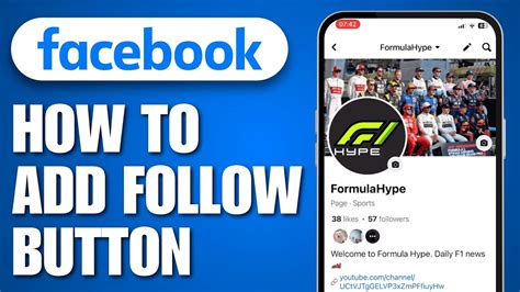 How To Add Follow Button On Facebook Page 2024 YouTube