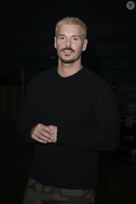 Photo Exclusif M Pokora Matt Pokora Backstage Enregistrement