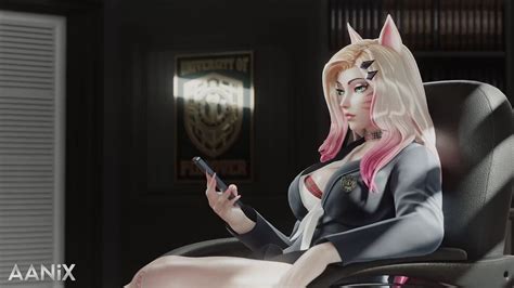 Aanix Ahri The School Slut Hentai Hentaileague