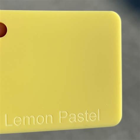Lemon Pastel Total Acrylic Supplies