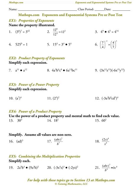 Exponential Growth And Decay Problems With Answers Exponenti