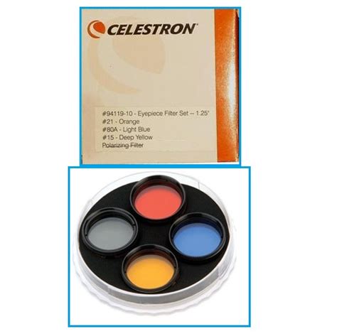 Celestron 1.25 Inch Eyepiece Filters Set