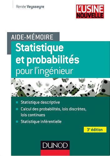 Statistique et probabilités pour lingénieur Veysseyre Renée