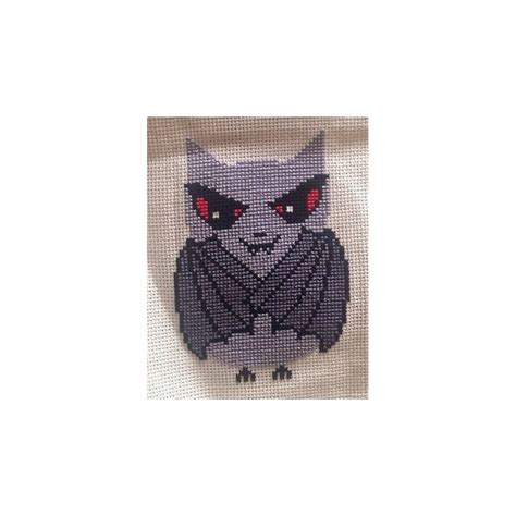 Broderie Chauve Souris Kit Point De Croix Ou Diagramme Broderie Seul