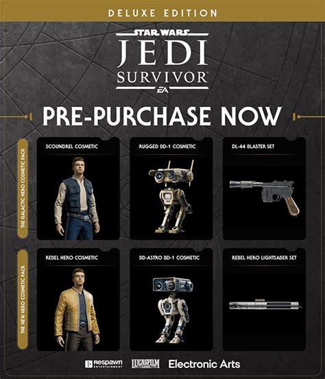 Report Jedi Survivor Release Date Set For March Pre Order