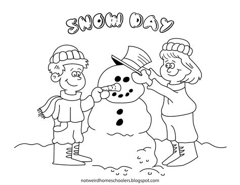 The Snowy Day Peter Template