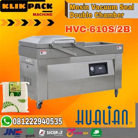 Jual Mesin Vacuum Sealer Packing Seal Hampa Udara Double Chamber Hvc