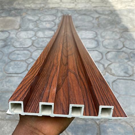 WPC Wood Plastic Composite Fluted Wall Panel Wall Cladding Panel