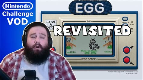 VOD Beating EVERY Nintendo Game Game Watch Egg Revisited YouTube