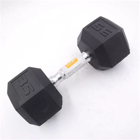 Cap Barbell Coated Hex Dumbbell Weights 35 Lbs Exercise