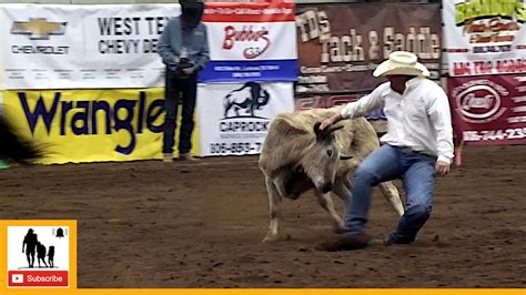 Steer Wrestling 2023 Abc Pro Rodeo Thursday Youtube