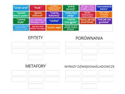 Środki stylistyczne Materiały dydaktyczne