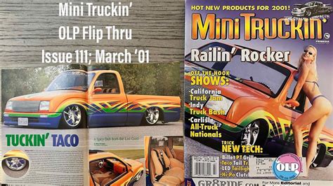 Mini Truckin Magazine Issue 111 March 2001 YouTube