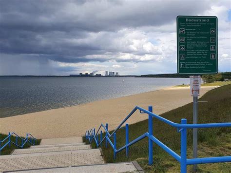 Bärwalder See Badestrand Runde Von Uhyst Delni Wujězd Wanderung