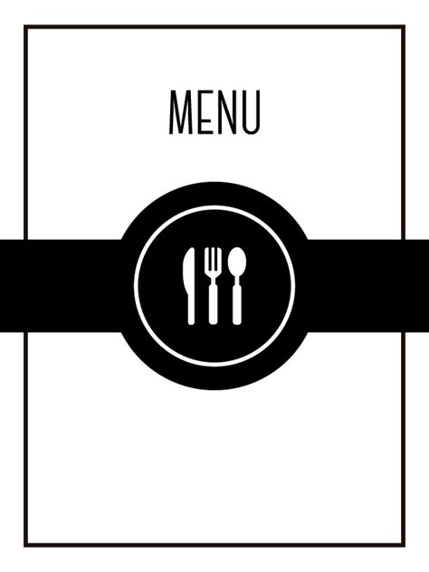 Restaurant Menu Clipart Clipart Library Clip Art Library