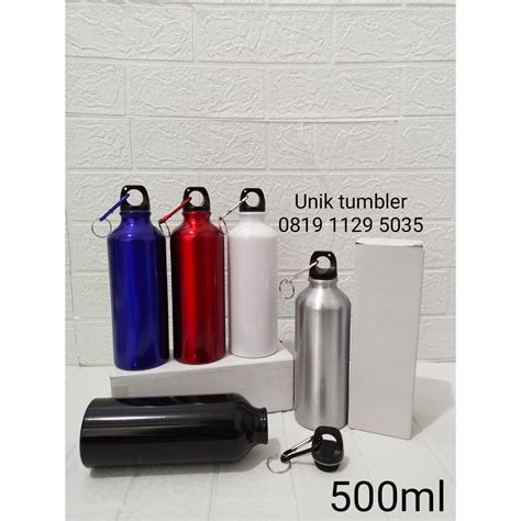 Jual Botol Karabiner Botol Aluminium Botol Sport 500ML UNIK TUMBLER