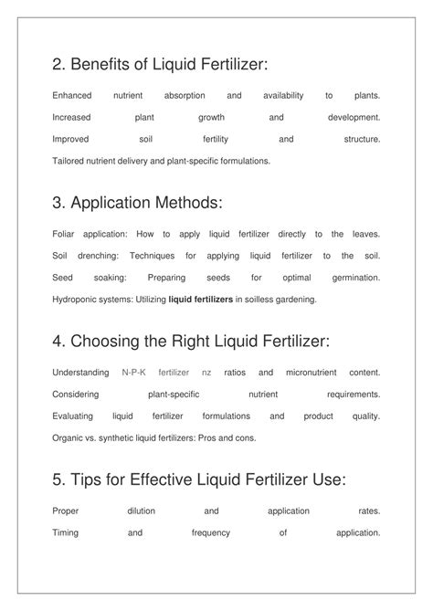 PPT - The Ultimate Guide to Liquid Fertilizer Benefits, Application, and Tips PowerPoint ...