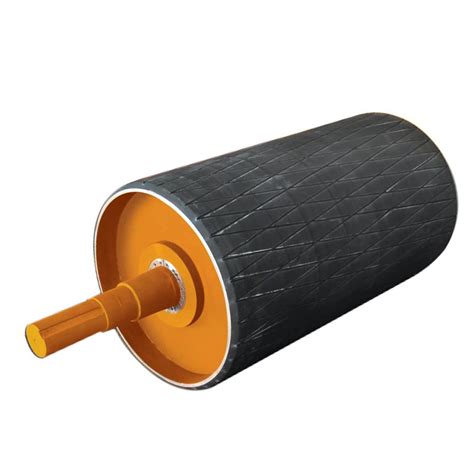 High Quality Rubber Lagging Drive Drum Bend Head Drum Belt Conveyor