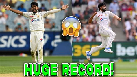 Aamir Jamal Created History In Pak Vs Aus Aamir Jamal Bowling Pak Vs