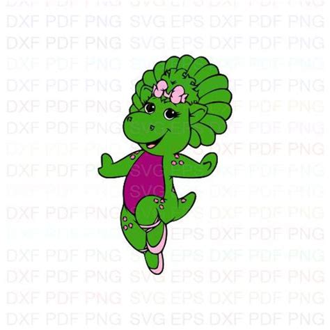 Baby Bop Barney Svg Dxf Eps Pdf Png Cricut Cutting File Etsy