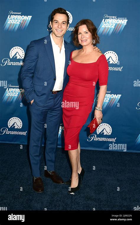 Skylar Astin And Marcia Gay Harden Of The So Help Me Todd Attend The