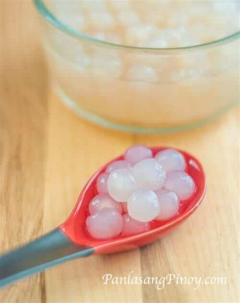 How To Cook Sago Pearls Panlasang Pinoy