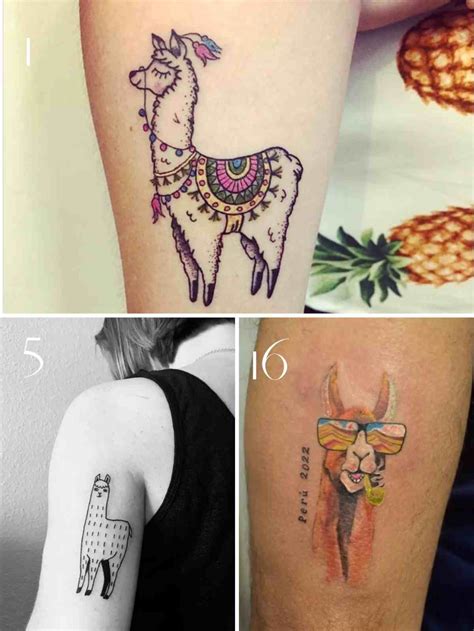 57 Llama Tattoo Cute Ideas - TattooGlee Zodiac Tattoos, Arm Tattoos ...