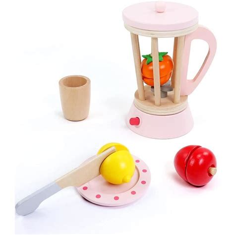 Dinette Enfant Jouet En Bois Jouet Presse Agrume En Bois Avec Fruits