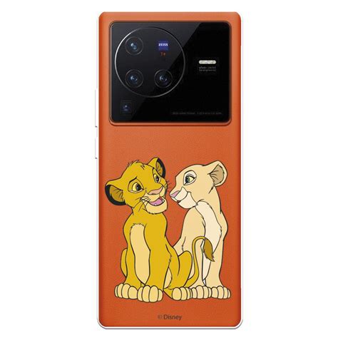 Disney Vivo X Pro Simba And Nala Silhouette The Lion King Case Clear