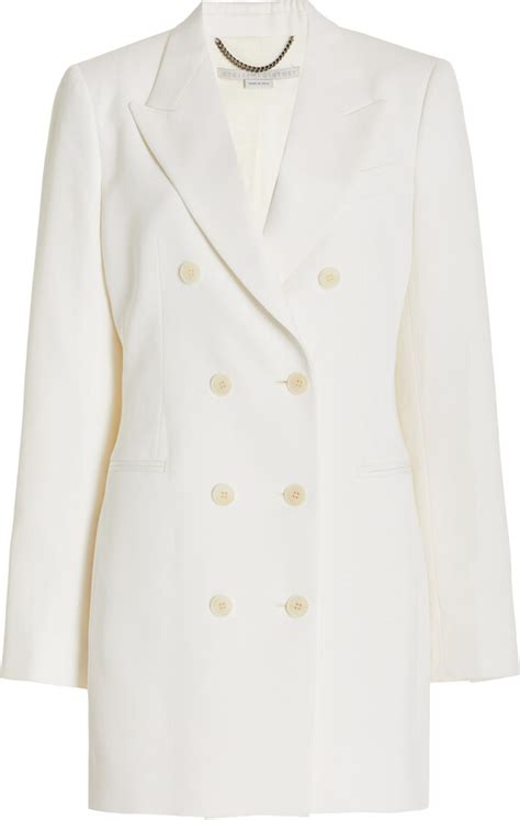 Stella McCartney Double Breasted Wool Mini Blazer Dress ShopStyle