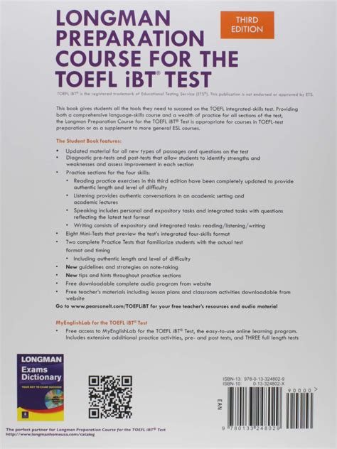 Longman Preparation Course For The TOEFL IBT Test 3rd Edition Aksos