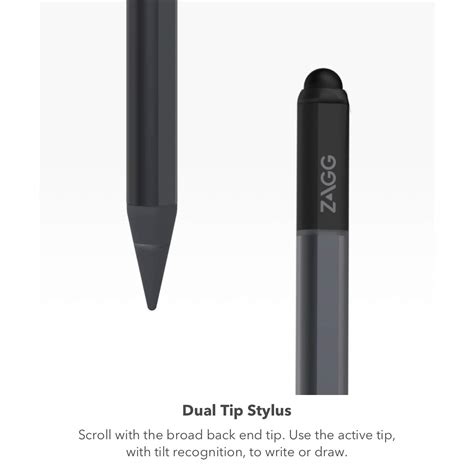 ZAGG Pro Stylus With Active Capacitive Tips Palm Rejection Tilt