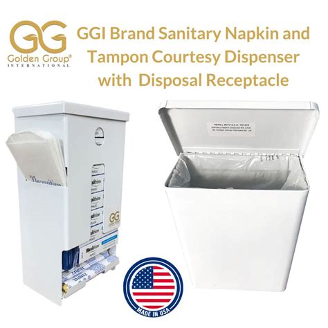 Ts7100 Tampon And Sanitary Napkin Dispenser And Disposal Receptacle Se