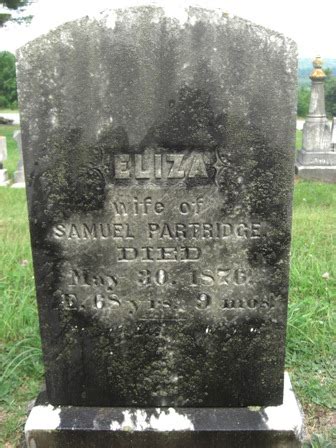 Eliza Rounds Partridge 1807 1876 Mémorial Find a Grave