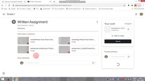 How To Submit Assignment On Google Classroom YouTube