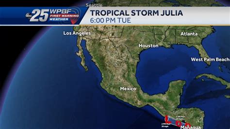 Hurricane Julia Path