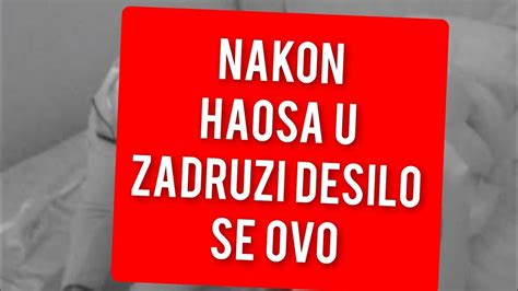 Nakon Haosa U Zadruzi Desilo Se Ovo Svi Okirani Youtube