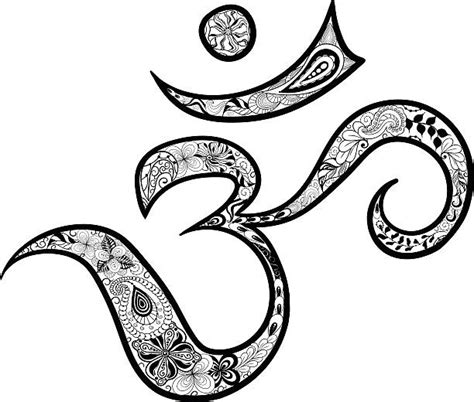 150 Sanskrit Symbol For Om Drawings Stock Photos Pictures And Royalty