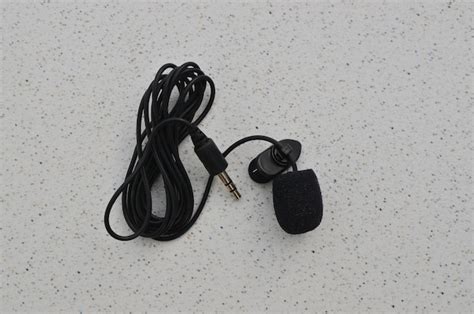 Premium Photo Professional Lavalier Microphone Closeup Perfect For