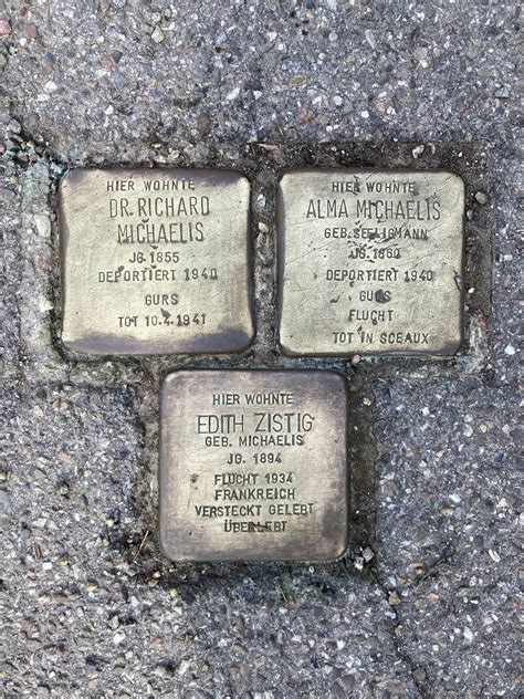 Dr. Richard Michaelis - STOLPERSTEINE in Freiburg