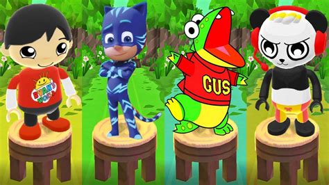 Tag With Pj Masks Catboy Vs Combo Panda Vs Gus The Gummy Gator Vs Ryan