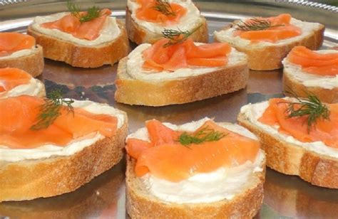 Canapés de salmão defumado receita gourmet de milhões