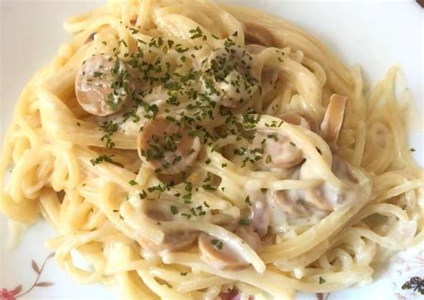 Resep Spaghetti Carbonara Oleh Dapur Jessie Cookpad