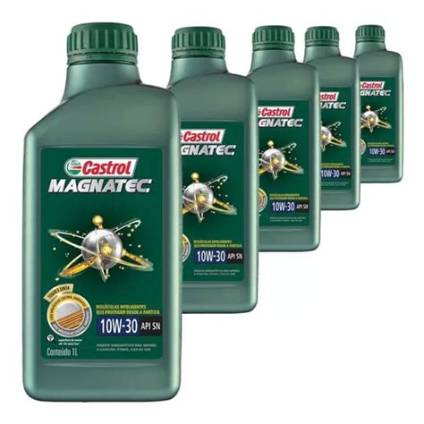 5 Óleo Semissintético 10w30 Magnatec Api Sn Castrol Hyundai MercadoLivre