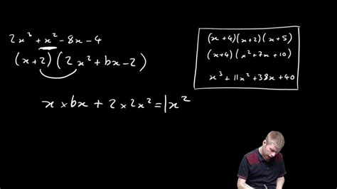 Cubics 4 Factorising Cubics By Inspection Youtube